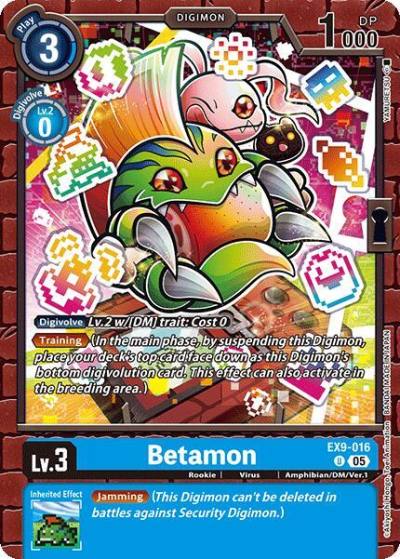 Betamon EX9-016 U Versus Monsters Digimon card