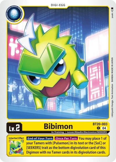 Bibimon BT20-003 C Release Special Booster 2.5 Digimon card