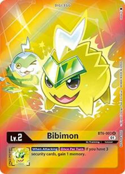 Bibimon Box Topper BT6-003 U Double Diamond Digimon card