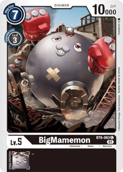 BigMamemon BT6-063 C Double Diamond Digimon card