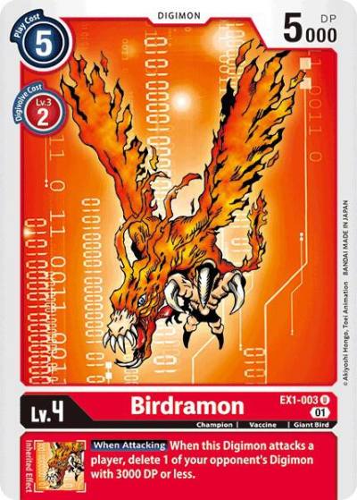 Birdramon EX1-003 U Classic Collection Digimon card