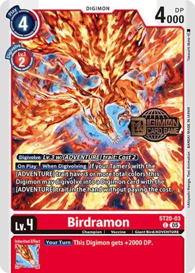 Birdramon ST20-03 C Starter Deck 20: Protector of Light Release Event Cards Digimon card