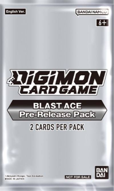 Blast Ace Pre Release Pack  Blast Ace Pre-Release Cards Digimon card