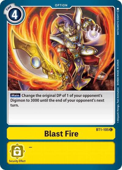 Blast Fire BT1-105 C Release Special Booster 1.0 Digimon card