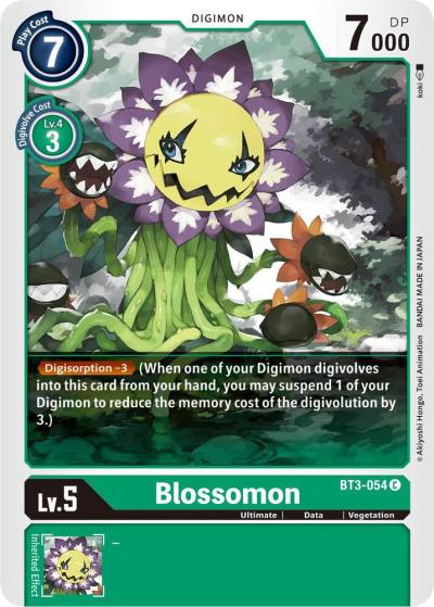 Blossomon BT3-054 C Release Special Booster 1.5 Digimon card