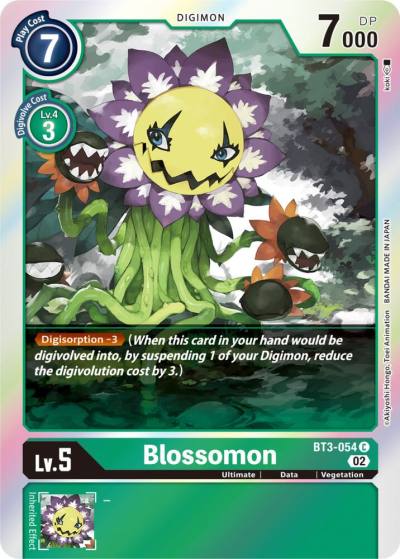 Blossomon Resurgence Booster Reprint BT3-054 C Resurgence Booster Digimon card