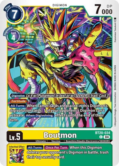 Boutmon BT20-034 C Release Special Booster 2.5 Digimon card