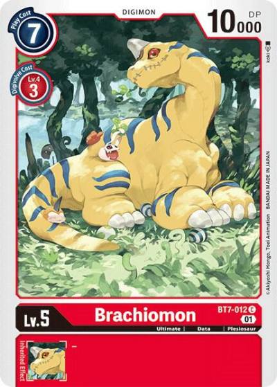 Brachiomon BT7-012 C Next Adventure Digimon card