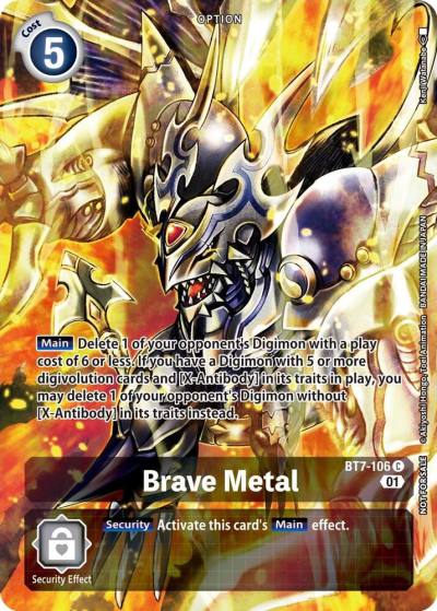Brave Metal Premium Deck Set BT7-106 C Next Adventure Digimon card