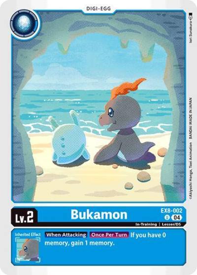 Bukamon EX8-002 U Chain of Liberation Digimon card