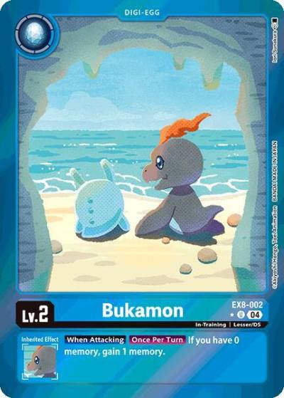 Bukamon Limited Foil EX8-002 U Chain of Liberation Digimon card