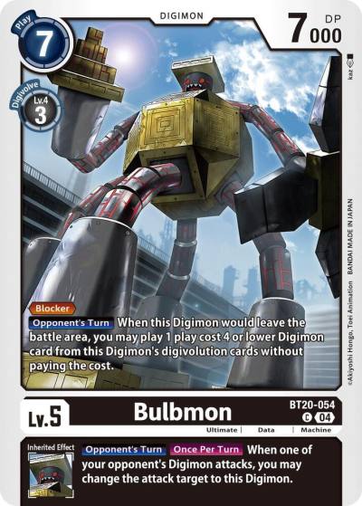 Bulbmon BT20-054 C Release Special Booster 2.5 Digimon card