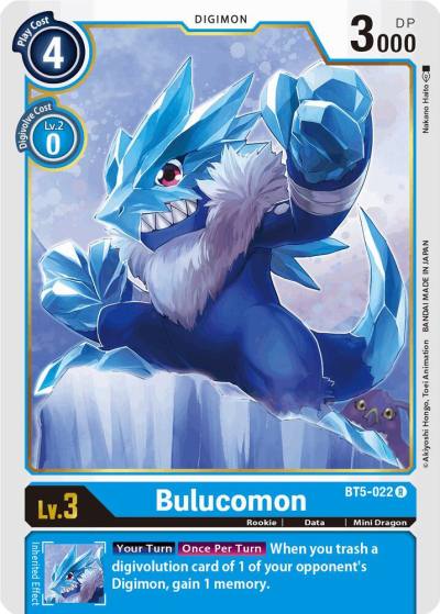 Bulucomon BT5-022 R Battle of Omni Digimon card