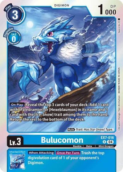 Bulucomon EX7-016 R Digimon LIBERATOR Digimon card