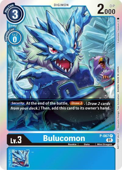 Bulucomon Limited Card Pack P-067 P Digimon Promotion Cards Digimon card