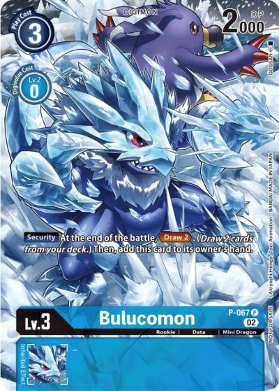 Bulucomon Official Tournament Pack Vol10 P-067 P Digimon Promotion Cards Digimon card