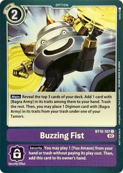 Buzzing Fist BT10-107 C Revision Pack Cards Digimon card