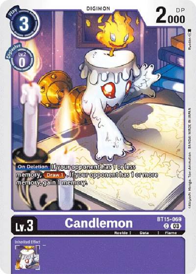 Candlemon BT15-069 C Exceed Apocalypse Digimon card