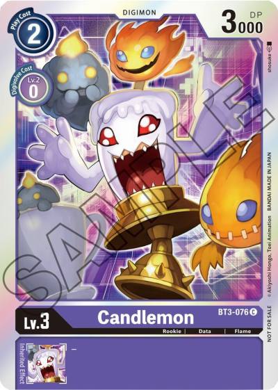 Candlemon Event Pack 1 BT3-076 C Release Special Booster 1.0 Digimon card