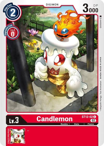 Candlemon ST12-02 C Starter Deck 12: Jesmon Digimon card