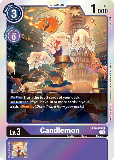 Candlemon ST14-03 U Starter Deck 14: Beelzemon Advanced Deck Set Digimon card