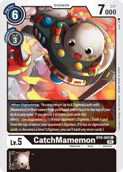CatchMamemon BT8-065 C New Awakening Digimon card