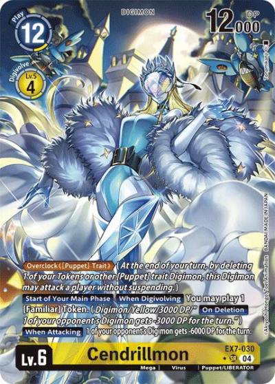 Cendrillmon Alternate Art EX7-030 SR Digimon LIBERATOR Digimon card
