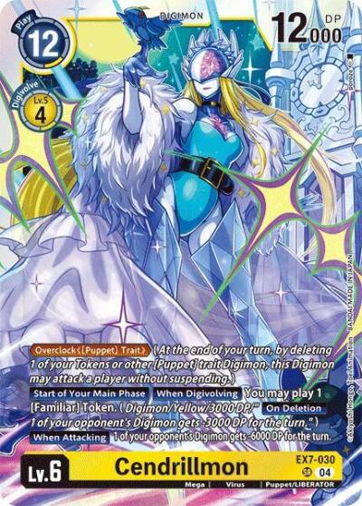 Cendrillmon EX7-030 SR Digimon LIBERATOR Digimon card