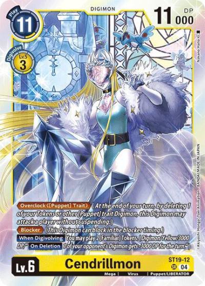 Cendrillmon ST19-12 SR Starter Deck 19: Fable Waltz Digimon card