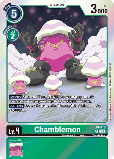 Chamblemon English Exclusive LM-010 C Exceed Apocalypse Digimon card