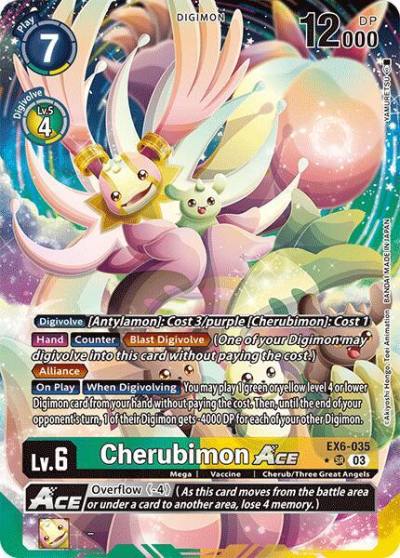 Cherubimon ACE Alternate Art EX6-035 SR Infernal Ascension Digimon card