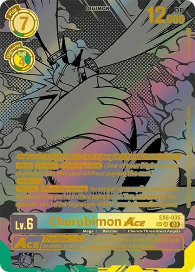 Cherubimon ACE Textured EX6-035 SR Infernal Ascension Digimon card