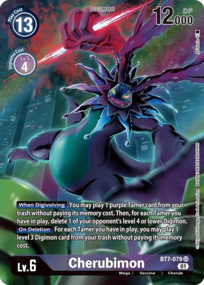 Cherubimon Alternate Art BT7-079 SR Next Adventure Digimon card