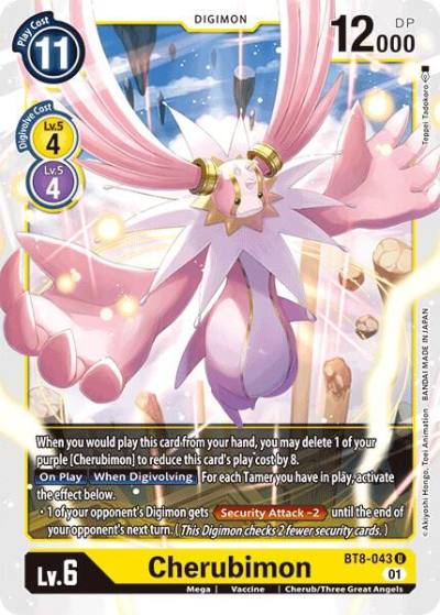 Cherubimon BT8-043 U New Awakening Digimon card