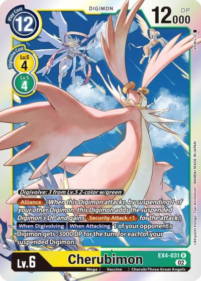 Cherubimon EX4-031 R Alternative Being Booster Digimon card
