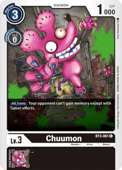 Chuumon BT3-061 C Release Special Booster 1.0 Digimon card