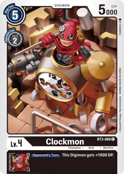 Clockmon BT3-066 C Release Special Booster 1.5 Digimon card