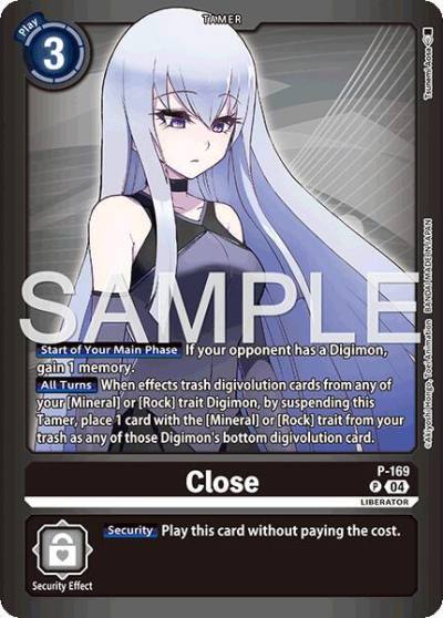 Close P-169 P Limited Card Pack -Billion Bullet- Digimon card