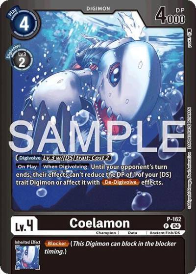 Coelamon P-162 P Limited Card Pack -Billion Bullet- Digimon card