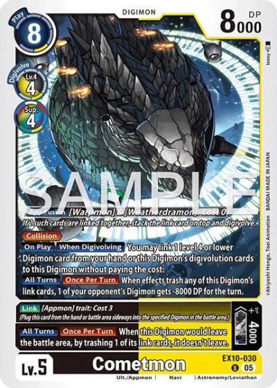 Cometmon EX10-030 U Sinister Order Digimon card