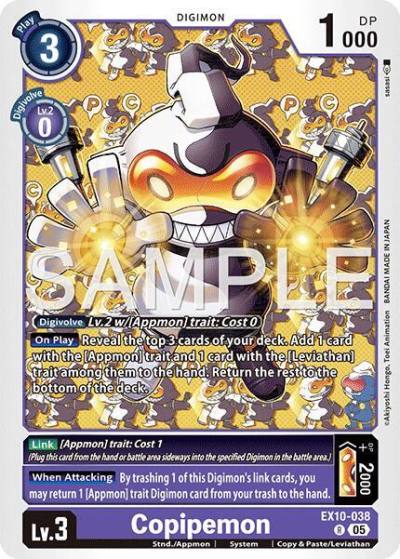 Copipemon EX10-038 R Sinister Order Digimon card