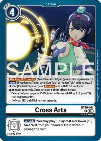Cross Arts BT26-101 R Timeless Bonds Digimon card