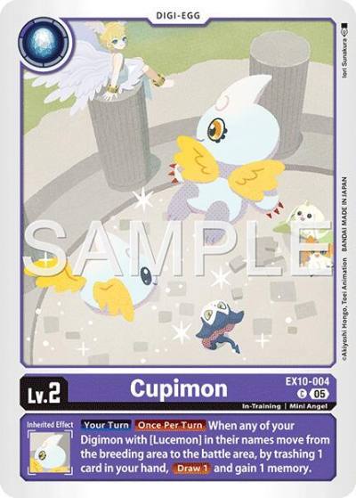 Cupimon EX10-004 C Sinister Order Digimon card