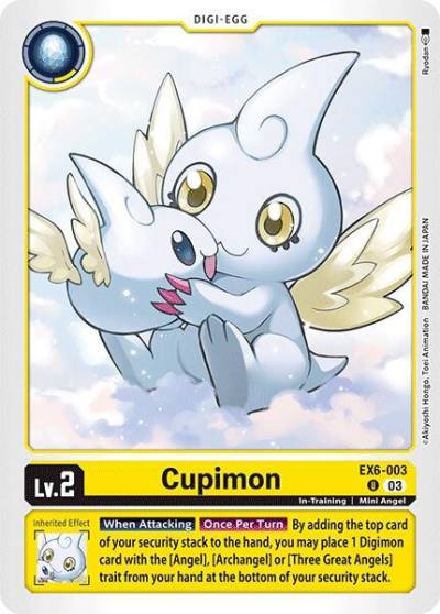 Cupimon EX6-003 U Infernal Ascension Digimon card