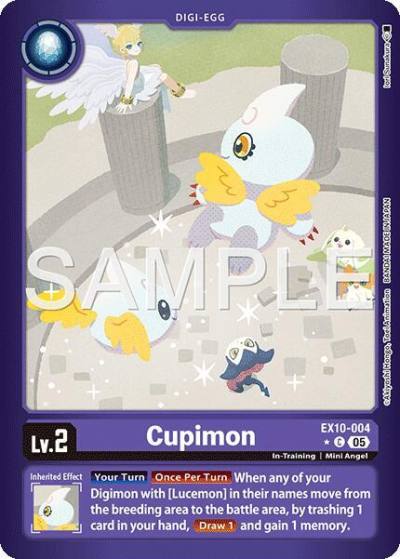 Cupimon Limited Foil EX10-004 C Sinister Order Digimon card
