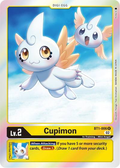 Cupimon Resurgence Booster Reprint BT1-006 R Resurgence Booster Digimon card