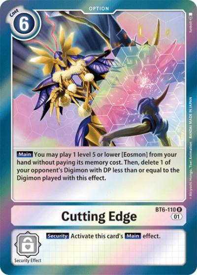 Cutting Edge BT6-110 R Double Diamond Digimon card