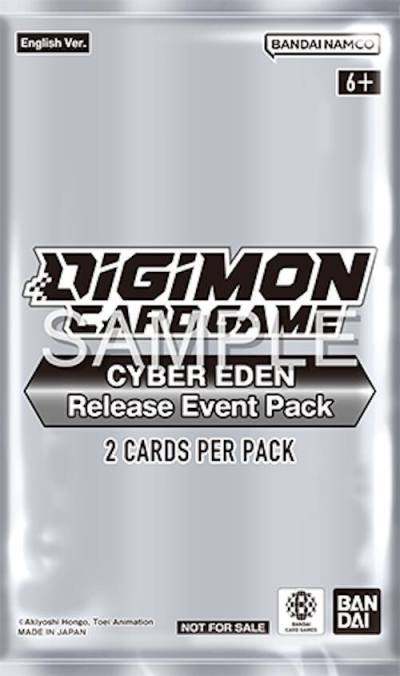 Cyber Eden Release Event Pack  Cyber Eden Release Event Cards Digimon card