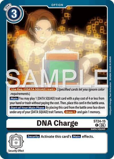 DNA Charge ST24-15 C Starter Deck 24: Data Squad Digimon card