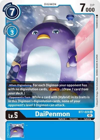 DaiPenmon BT7-024 U Next Adventure Digimon card